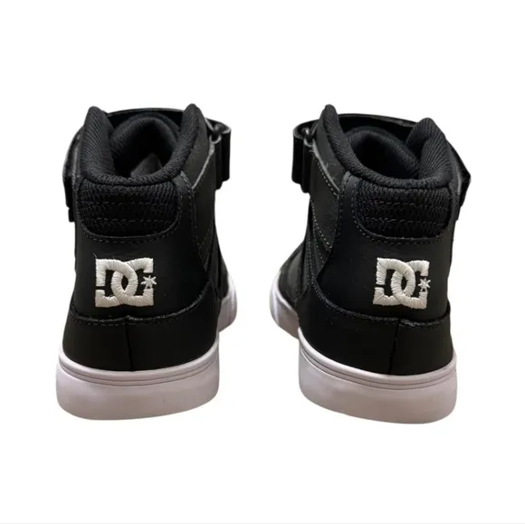 DC Shoes Kids, Pure High-top, ADBS300324, Color: Gray, size: 3.5 US