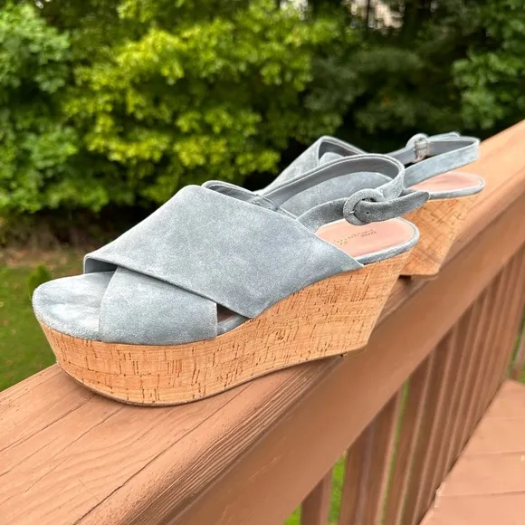 Diane Von FurstenbergJuno Suede Platform Wedge Sandals
