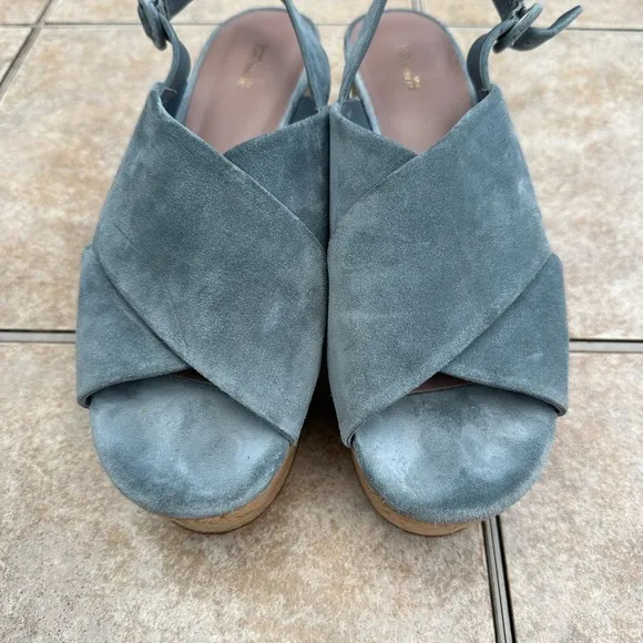 Diane Von FurstenbergJuno Suede Platform Wedge Sandals