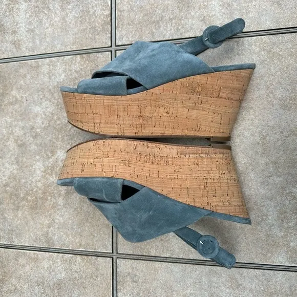 Diane Von FurstenbergJuno Suede Platform Wedge Sandals