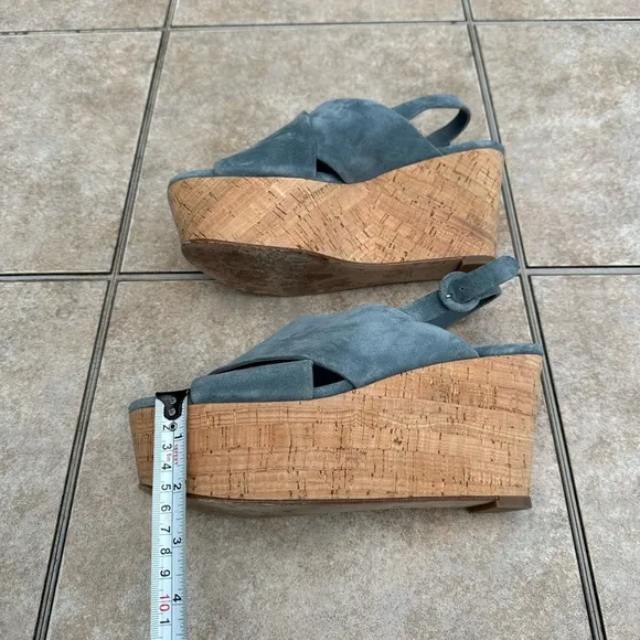 Diane Von FurstenbergJuno Suede Platform Wedge Sandals