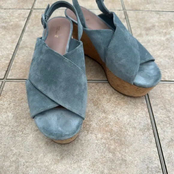 Diane Von FurstenbergJuno Suede Platform Wedge Sandals