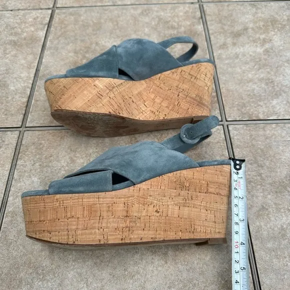 Diane Von FurstenbergJuno Suede Platform Wedge Sandals