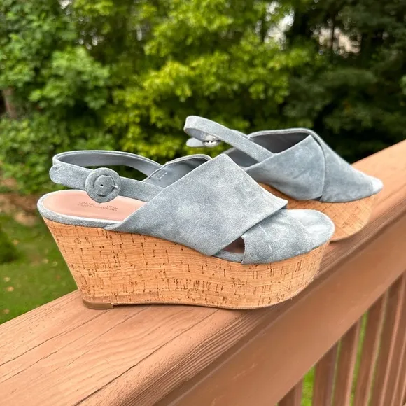Diane Von FurstenbergJuno Suede Platform Wedge Sandals