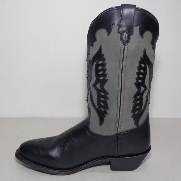 Dingo Size 10 M  SILVERLAKE Black Leather Cowboy Western Boots New Men's Shoes