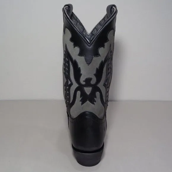 Dingo Size 10 M  SILVERLAKE Black Leather Cowboy Western Boots New Men's Shoes