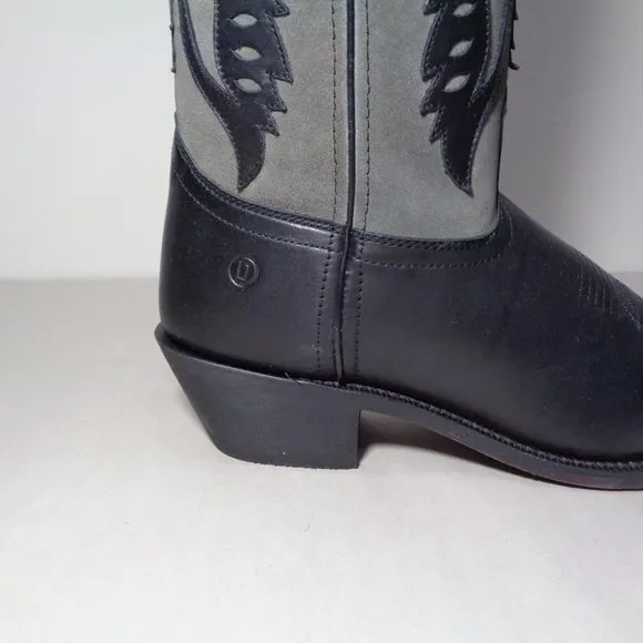 Dingo Size 10 M  SILVERLAKE Black Leather Cowboy Western Boots New Men's Shoes