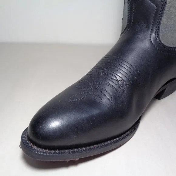 Dingo Size 10 M  SILVERLAKE Black Leather Cowboy Western Boots New Men's Shoes