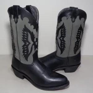 Dingo Size 10 M  SILVERLAKE Black Leather Cowboy Western Boots New Men's Shoes