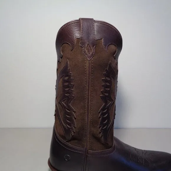 Dingo Size 10 M  SILVERLAKE Brown Leather Cowboy Western Boots New Men's Shoes