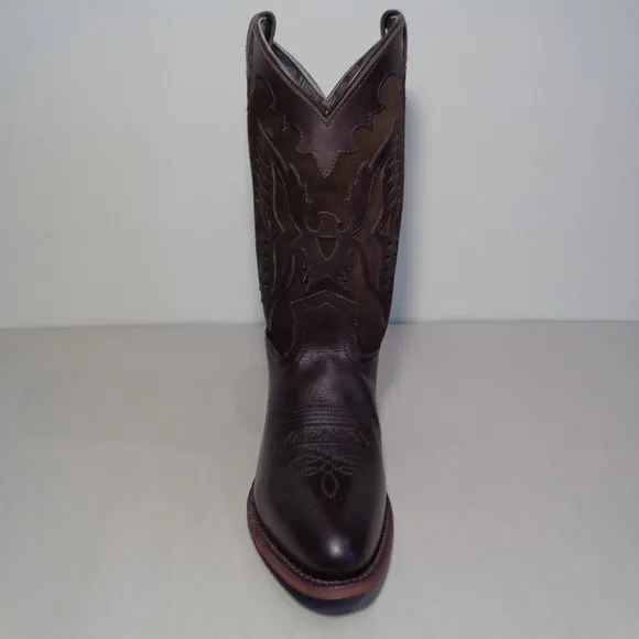 Dingo Size 10 M  SILVERLAKE Brown Leather Cowboy Western Boots New Men's Shoes
