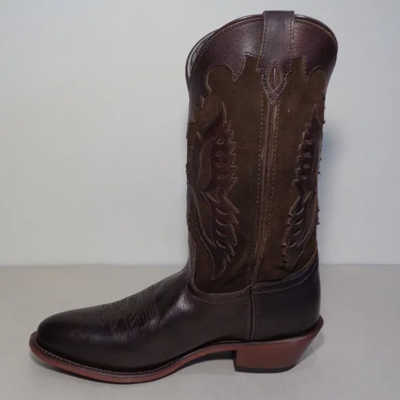 Dingo Size 10 M  SILVERLAKE Brown Leather Cowboy Western Boots New Men's Shoes