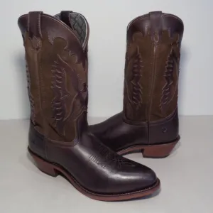 Dingo Size 10 M  SILVERLAKE Brown Leather Cowboy Western Boots New Men's Shoes