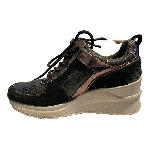 DKNY wedge heel athletic shoe sneaker