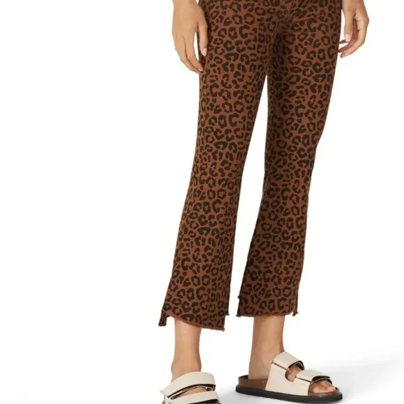 DL1961 High Rise Jeans Cropped Jaguar Animal Print Jeans 25