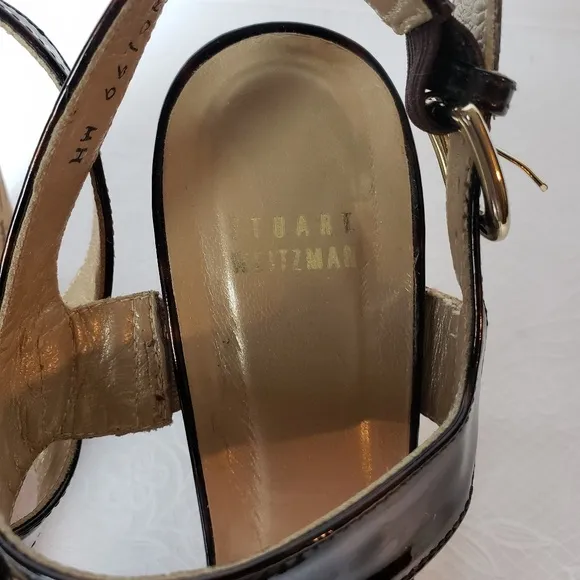 Do not buy!!!!459 Stuart Weitzman tortoiseshell cork wedges