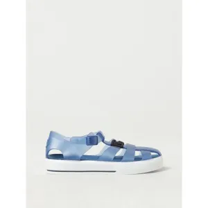 Dolce &amp; Gabbana Kids Jelly Sandals Platform Buckle Blue Footwear