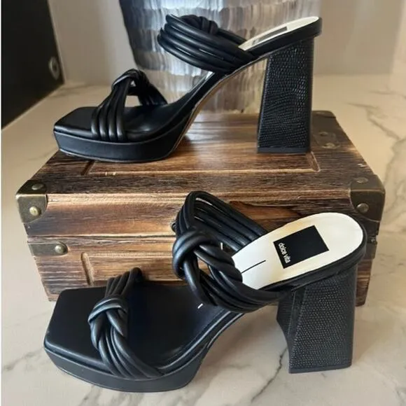 Dolce Vita Abriel Platform Sandals in Black
