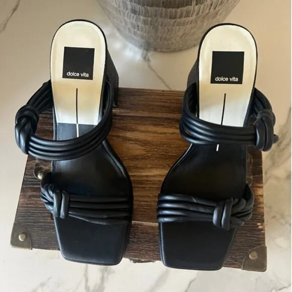 Dolce Vita Abriel Platform Sandals in Black