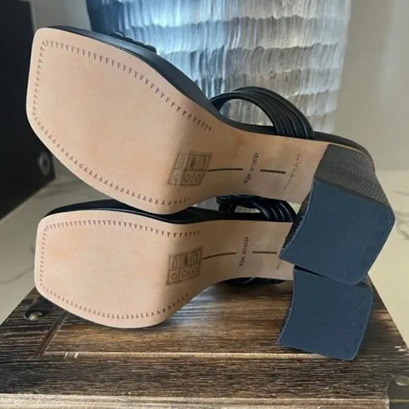 Dolce Vita Abriel Platform Sandals in Black