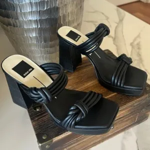 Dolce Vita Abriel Platform Sandals in Black