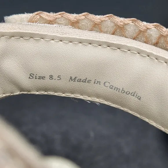 Dolce Vita sandals women's 8.5 ivory suede Debra chunky platform strappy new$130