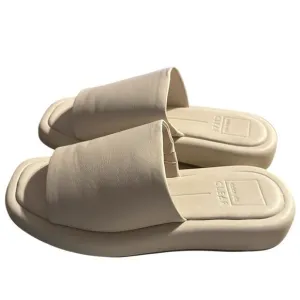 Dolce Vita size 8 Roxy Ivory Stella slip-on platform Sandals Elegant/Versatile