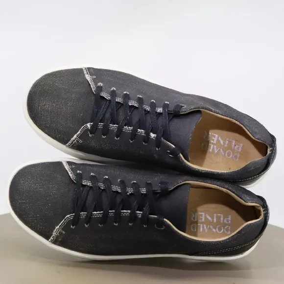 Donald J Pliner Alan Men's Sneakers Shoes Size 8 Black