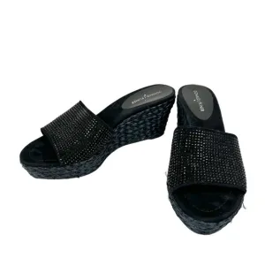 Donald J. Pliner Frida Slide Platform Wedge Sandals Size 9