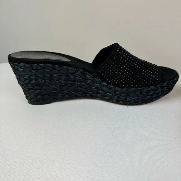 Donald J. Pliner Frida Slide Platform Wedge Sandals Size 9