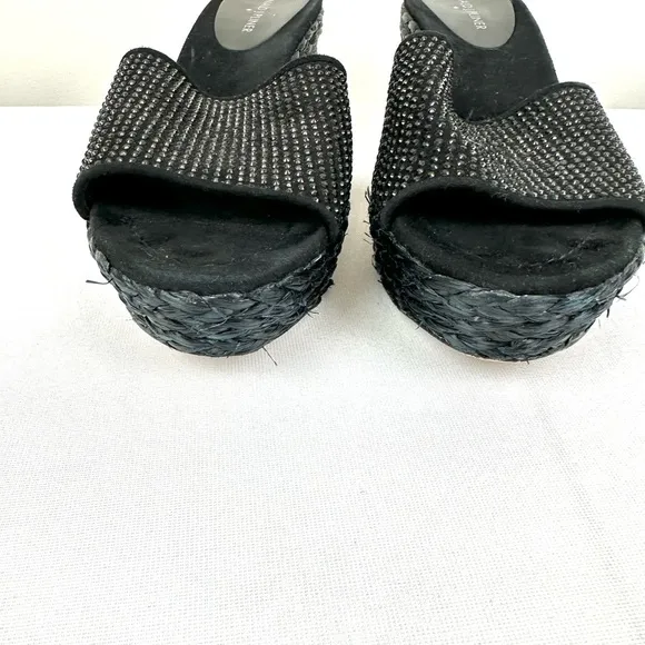 Donald J. Pliner Frida Slide Platform Wedge Sandals Size 9