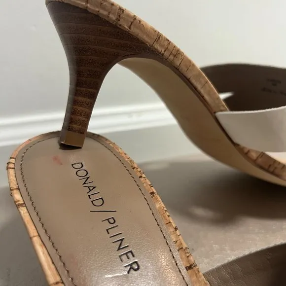 Donald J Pliner Women's Wedge Heel Slides Platform Sandals Size 8M