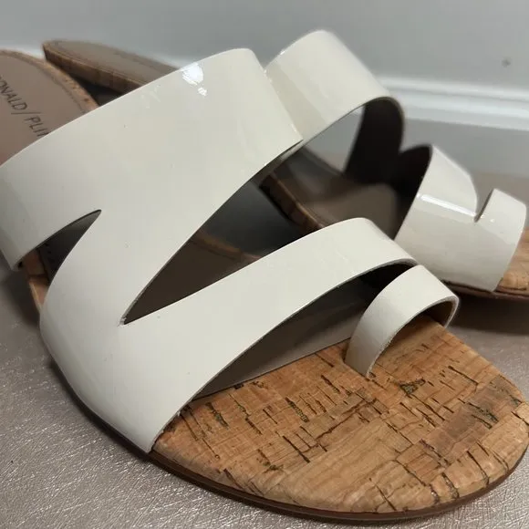 Donald J Pliner Women's Wedge Heel Slides Platform Sandals Size 8M