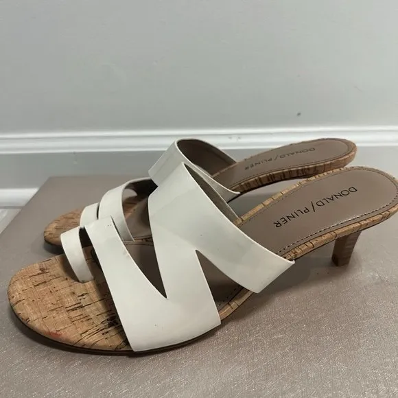 Donald J Pliner Women's Wedge Heel Slides Platform Sandals Size 8M