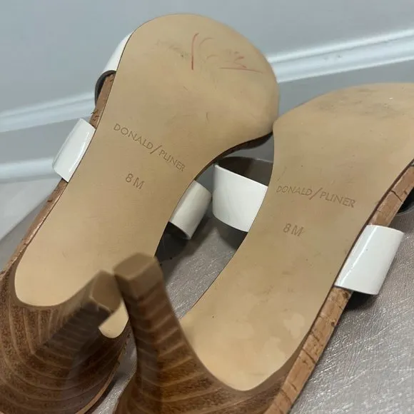 Donald J Pliner Women's Wedge Heel Slides Platform Sandals Size 8M