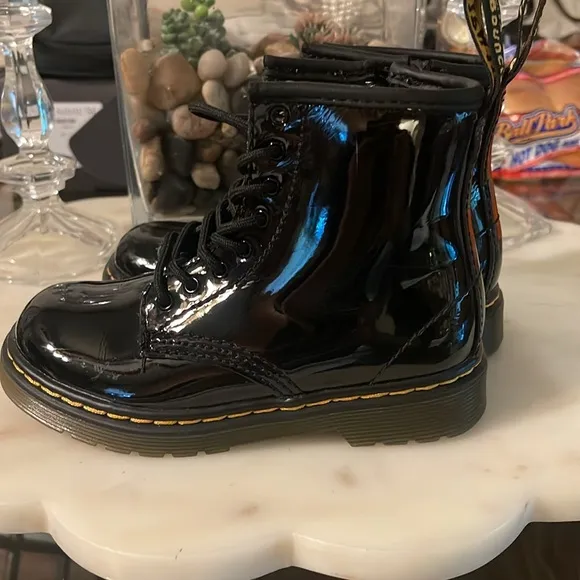 Dr. Marten Shiny Boots