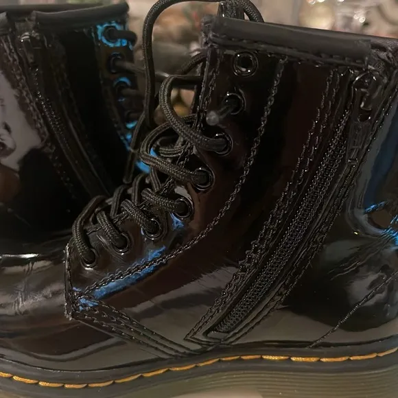 Dr. Marten Shiny Boots