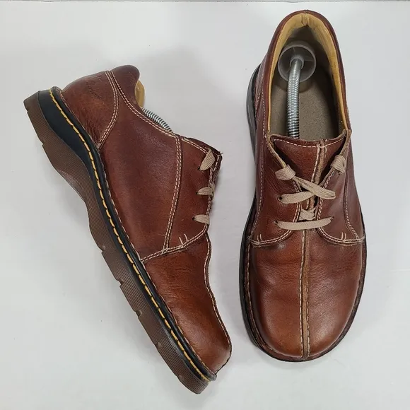 Dr. Martens 11232 Split Front Casual 3-Eyelet Oxford Shoes Brown Men's Size 11