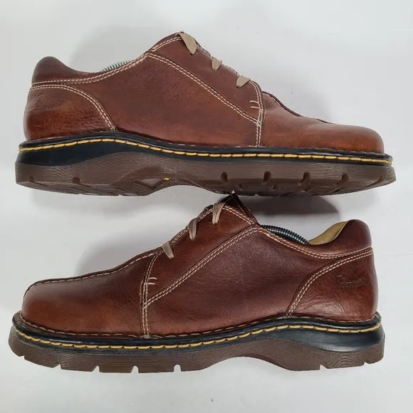 Dr. Martens 11232 Split Front Casual 3-Eyelet Oxford Shoes Brown Men's Size 11
