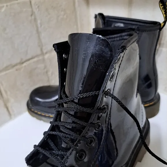 Dr. Martens 1460 J Black Gloss Boots