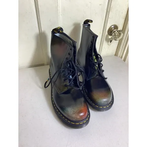 Dr. Martens 1460 Pride Rainbow Rub Off Boots