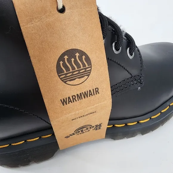 Dr. Martens 1460 Zebra Serena Burnished Boots Size 6