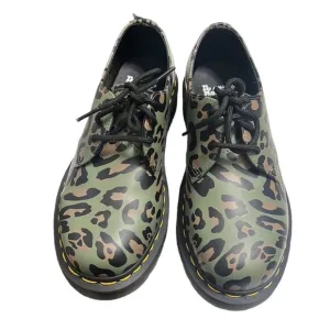 Dr. Martens 1461 Distorted Leopard Printed Lace-Up Shoes Size 7 NEW