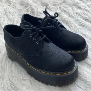 Dr. Martens | 1461 Quad Hair-On Platform Shoes