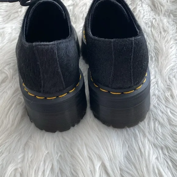 Dr. Martens | 1461 Quad Hair-On Platform Shoes