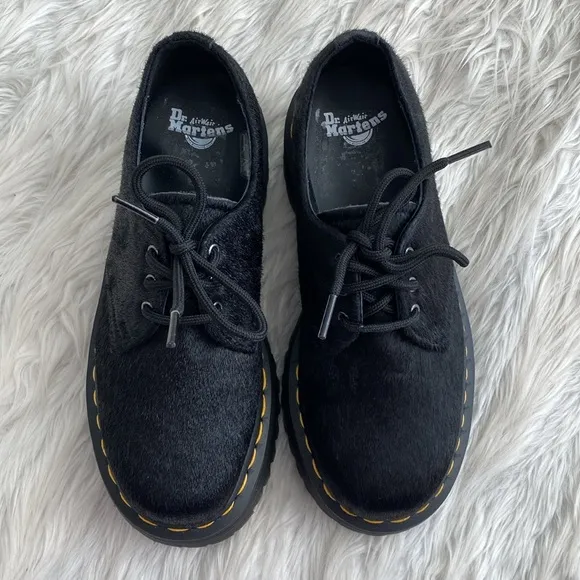 Dr. Martens | 1461 Quad Hair-On Platform Shoes