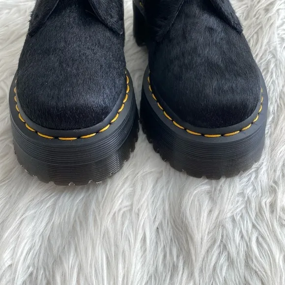 Dr. Martens | 1461 Quad Hair-On Platform Shoes