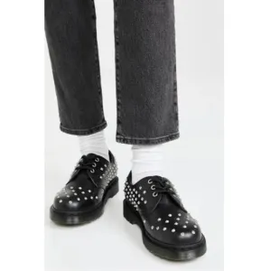 Dr. Martens 1461 Stud Wanama Leather Oxford Shoes