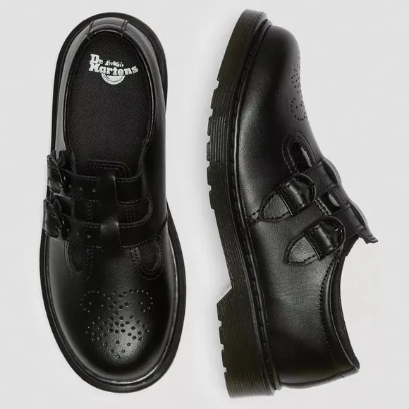 Dr. Martens Black Kids Shoes