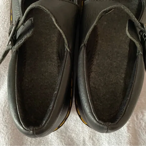 Dr. Martens  black Mary Jane wedge women’s shoes
